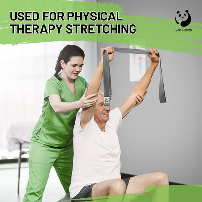 Yoga Strap for Stretching,Cotton Yoga Strap with Adjustable D-Ring Buckle,Non-Elastic Yoga Belt for Pilates,Gym Workouts,Physical Therapy,Improve Flexibility